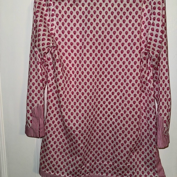 Vineyard Vines Pink and White Cotton Tunic Size XXS - Picture 7 of 11